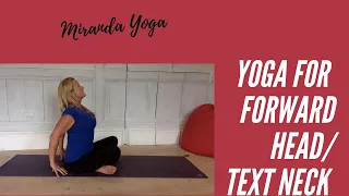 Real yoga solutions for forward head position/ text neck