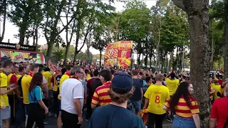 RC Lens - LOSC Lille : Pt37 Sortie du Stade RC Lens Fans 2021/2022 L1