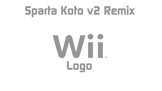 Experience the Ultimate Sparta Koto V2 Remix with a Wii Logo