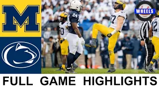 #6 Michigan vs Penn State Highlights | College Football Week 11 | 2021 College Football Highlights