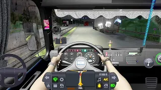 Realistic rain effect at night | Truck Simulator : Ultimate | Truckman Games