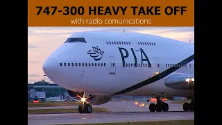 PIA 747-300 | HEAVY | LONG TAKE-OFF RUN |  "Green Turtle Waters" Livery