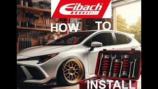 HOW TO INSTALL EIBACH SPORT LINE LOWERING SPRINGS ON 2023-2024 TOYOTA GR COROLLA