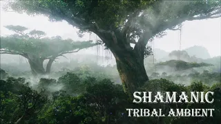 Prehistoric soundscape - primal jungle - shamanic tribal ambient music - drums, flute, vocals