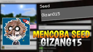 MENCOBA SEED "GizanG15" DI MCPE !!! Apakah seednya cocok untuk survival ? 😱