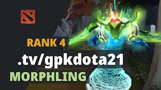 .tv/gpkdota21 (Rank 4) plays Morphling Dota 2 Full Game