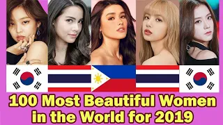 The 100 Most Beautiful Women Faces of 2019