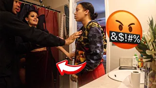 SHE CAUGHT ME IN THE SHOWER WITH MY FRIEND/ SHE SLAPPED HER 😱 PRANK