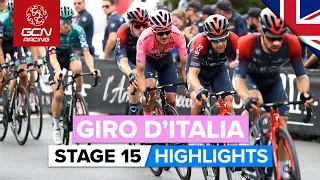 Tough Mountain Test! | Giro D'Italia 2022 Stage 15 Highlights