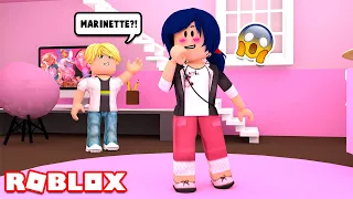 Adrien Agreste est venu voir Marinette dans sa Chambre Rose sur Roblox!