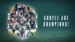 PLYMOUTH ARGYLE, EFL LEAGUE ONE 2022/23 CHAMPIONS - THE UNCUT PROMOTION CELEBRATIONS - OLE OLE OLE