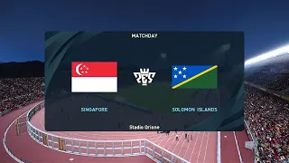 Singapore vs Solomon Islands (18/06/2023) International Friendlies PES 2021