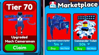 😱 I GOT NEW UPGRADED MECH CAMERAMAN! ☠️ I SOLD UPGRADED CAMERA SPIDER Toilet Tower Defense