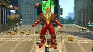 Grand Theft Auto IV - Iron Man 3 Mark XVII Armor "Heartbreaker" (MOD) HD
