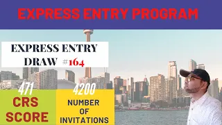 CRS Drops 1 Point | Express Entry Draw #164 | 4200 Invitations