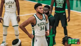 Celtics vs Bucks Game 1 East Semifinals! Full Game Highlights NBA 2K22 PS5 Gameplay