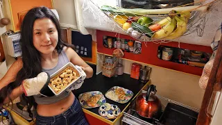 Tiny Boat Galley Cooking | Wildlings Sailing