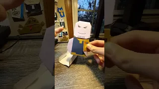 How to fold origami Thanos