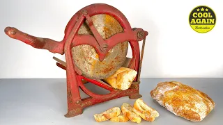 Antique German Bread Guillotine Restoration - for Slicing French Baguette