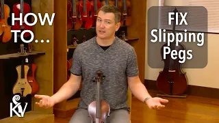 Fix Slipping Pegs on Your Violin (EASY)