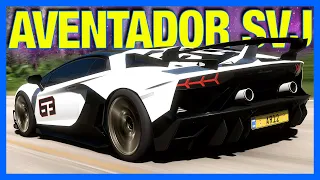 Forza Horizon 5 : 1500 Horsepower SVJ Customiztion!! (FH5 Lamborghini Aventador SVJ)