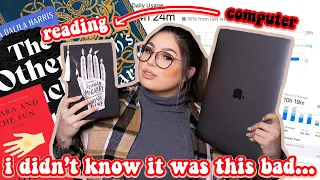 i swapped my phone/computer screen time for reading time and it changed my life🤯