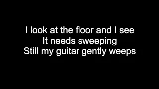 WHILE MY GUITAR GENTLY WEEPS | HD With Lyrics | THE BEATLES cover by Chris Landmark