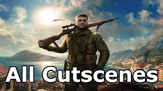 Sniper Elite 4 - All Cutscenes (Game Movie)