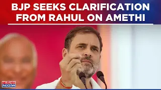 Will Rahul Gandhi Fight From Amethi? Congress Says 'Amethi & Raebareli To Stay With Family', Watch