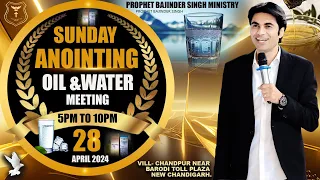 PROPHET BAJINDER SINGH MINISTRY 28 APRIL SUNDAY EVENING CHURCH NEW CHANDIGARH MEETING LIVE