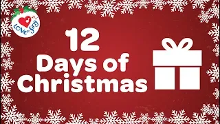 12 Days of Christmas with Lyrics | Christmas Songs and Carols