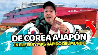 TRAVELING ON THE FASTEST FERRY IN THE WORLD route SOUTH KOREA JAPAN