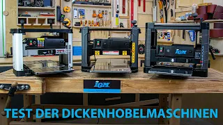 Test of Portable Thickness Planers | IGM Tools a Machinery