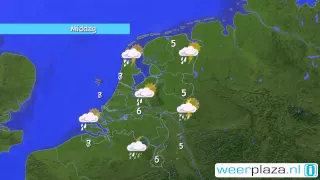 Weerbericht donderdagochtend: Veel buien en wind