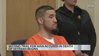 New trial begins for man convicted of killing army veteran