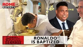 Ronaldo, soccer star and world champion, is baptized at 46 years old