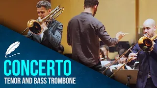 Concerto for two trombones and Windband by Ricardo Molá. Martin Schippers and Vicente Climent