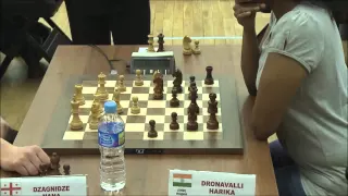 Nana Dzagnidze vs Harika Dronavalli - Womens BLITZ Chess Championship 2014