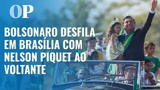 7 de setembro: Bolsonaro desfila em Brasília com Nelson Piquet ao volante