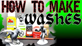 How to make a wash for Miniature Painting