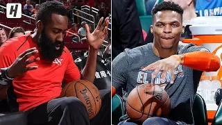 Russell Westbrook & James Harden BEST Pregame Dances!