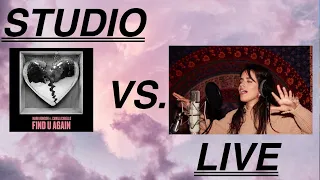 Camila Cabello - Find you again  LIVE vs STUDIO version