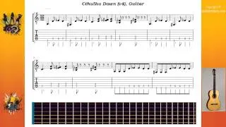 Cthulhu Dawn (v4) - Cradle Of Filth - Guitar