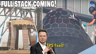 SpaceX is ready for Starship Flight-4 fully stack! New FAA progress...