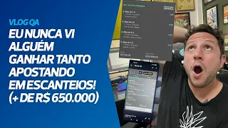 😱 Eu nunca vi alguém ganhar tanto em escanteios! (Mais de R$ 650.000!)