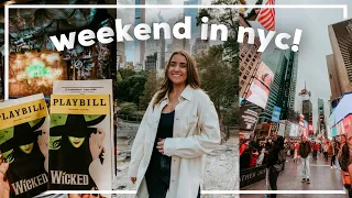 NYC VLOG! friend reunions, finding speakeasies, seeing wicked + more! | Morgan Yates