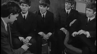 The Beatles Interviewed at The London Palladium - ITN News - 13 October 1963