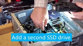Adding a second SSD drive to my HP Envy Desktop