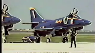 1986 Cleveland National Air Show Blue Angels demonstration Part 1