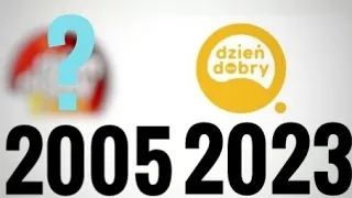 Ewolucja loga Dzień Dobry TVN (2005-2023)